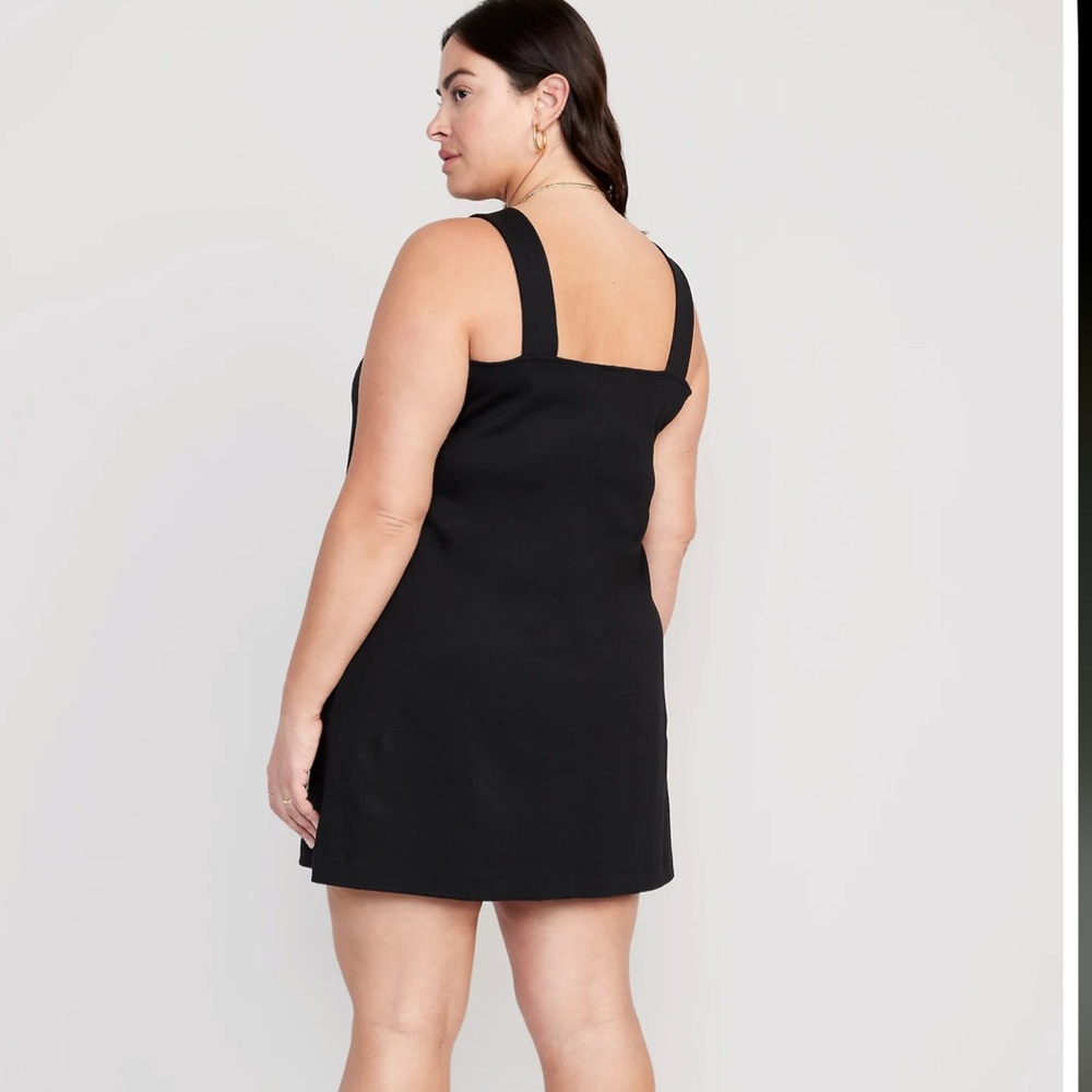 NWT OLD NAVY Sleeveless Ponte-Knit Mini Dress   Color:
BLACK JACK - Picture 7 of 8